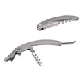 Three-In-One Corkscrew in Silver Finish